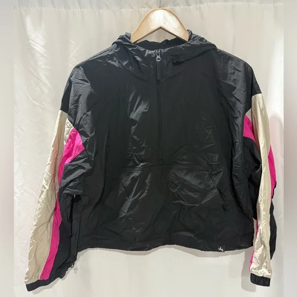 JoyLab Black Jogger Set with Pink and Cream Accents - Picture 10 of 10